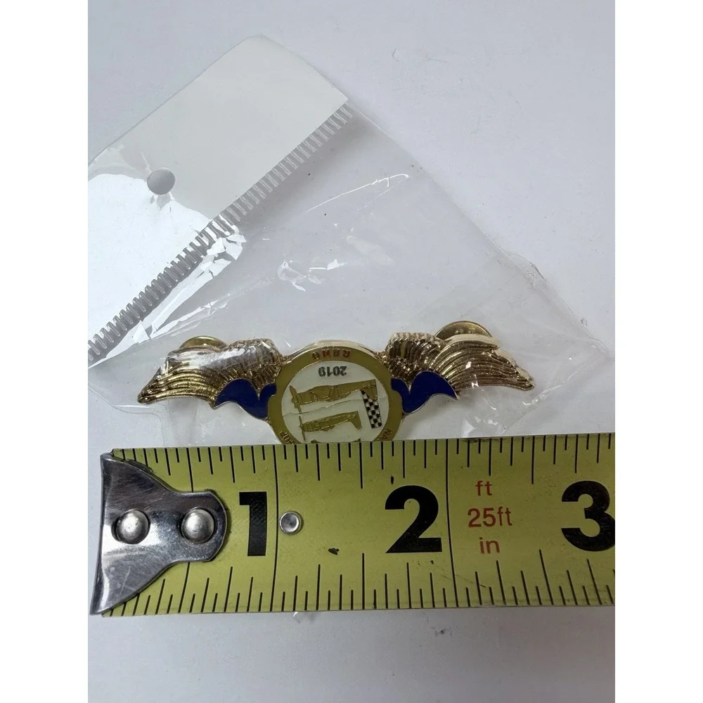 2019 National Championship RENO AIR RACES Wings Enamel Lapel Pin Nevada